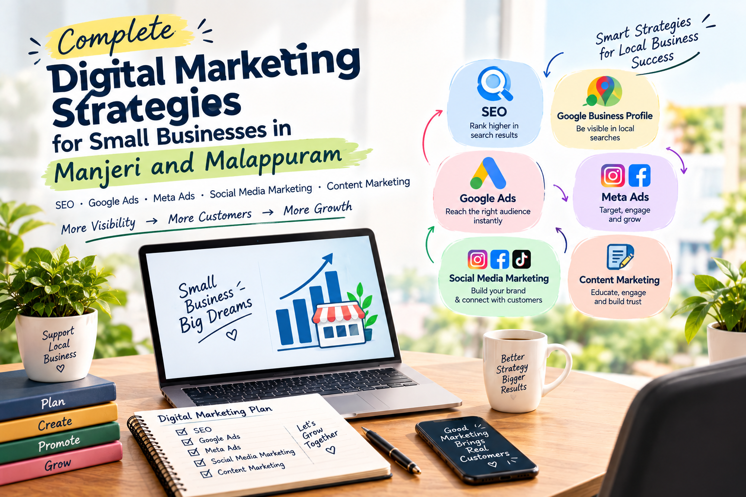 Complete Digital Marketing Strategies for Small Businesses in Manjeri and Malappuram