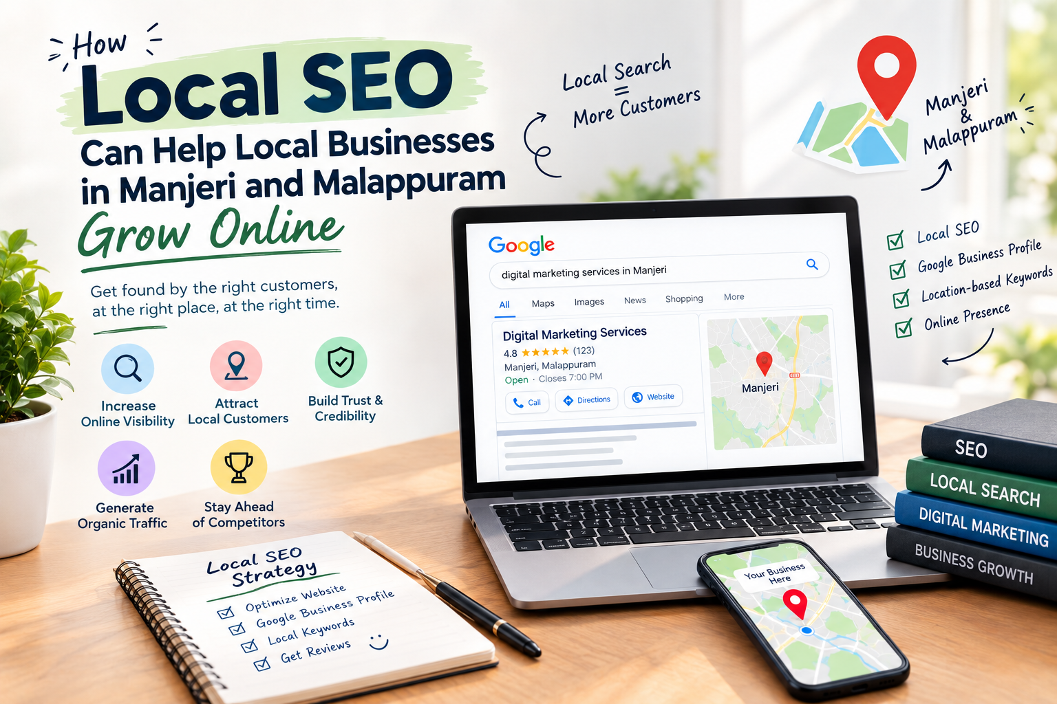 How SEO Can Help Local Businesses in Manjeri and Malappuram Grow Online